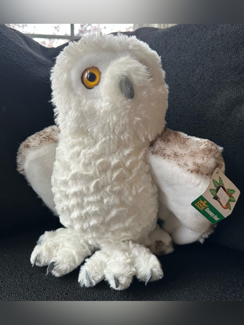 NWT • Wild Republic snowy owl • 12” plush stuffed animal